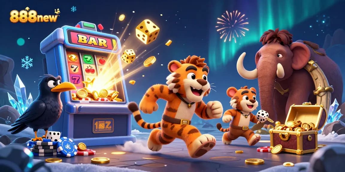Experience thrilling moments at 888new, where cavemen and sabertooths create an entertaining casino atmosphere with dynamic elements.