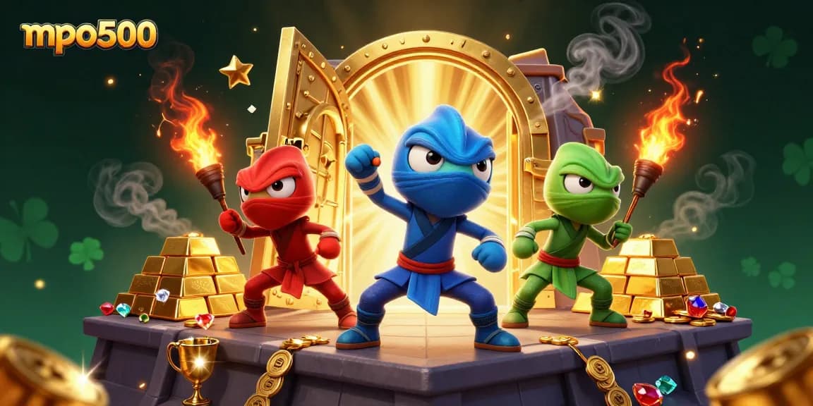 Engage with mpo500 for thrilling casino adventures featuring ninja chameleons and treasure!