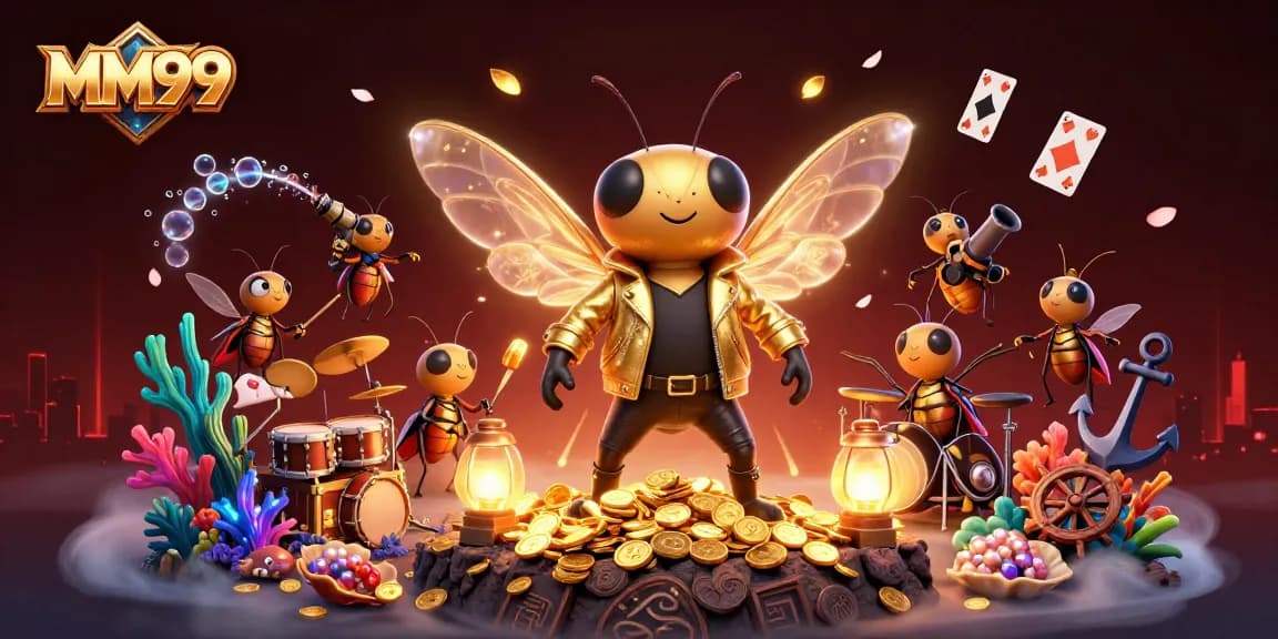 Experience winnings with MM99 as rock star cicada brings vibrant casino energy.