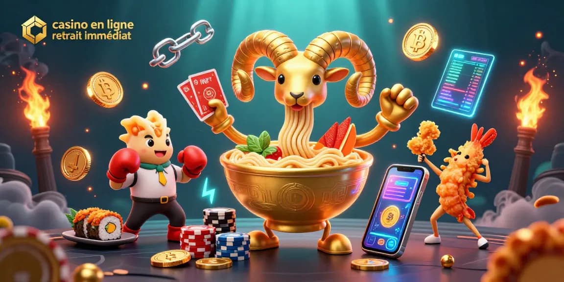 Admirez l'univers dynamique du casino en ligne retrait immédiat, où des personnages intrigants et des éléments de jeu crypto s'unissent pour une expérience inoubliable.