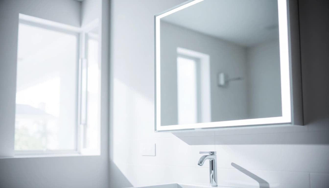 Elegante badezimmer spiegelschränke beleuchtung für modernes Design im Badezimmer.
