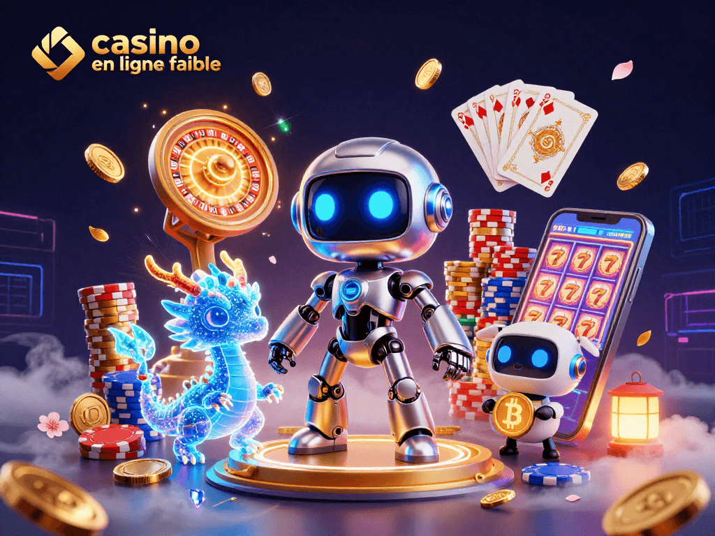 Explorez un univers festif de casino en ligne fiable, rempli de personnages dynamiques et de pièces d'or scintillantes.