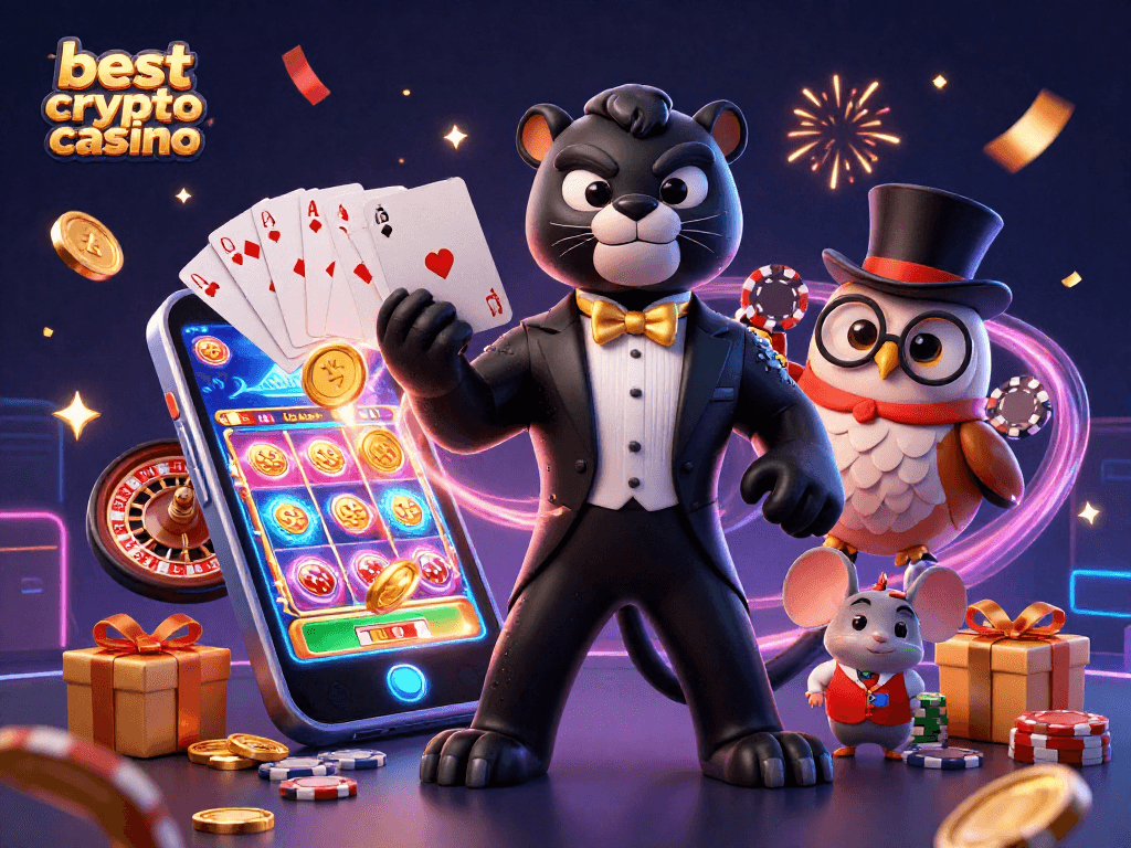 Gagnez en découvrant le meilleur crypto casino avec des personnages animés et des éléments de jeu captivants.