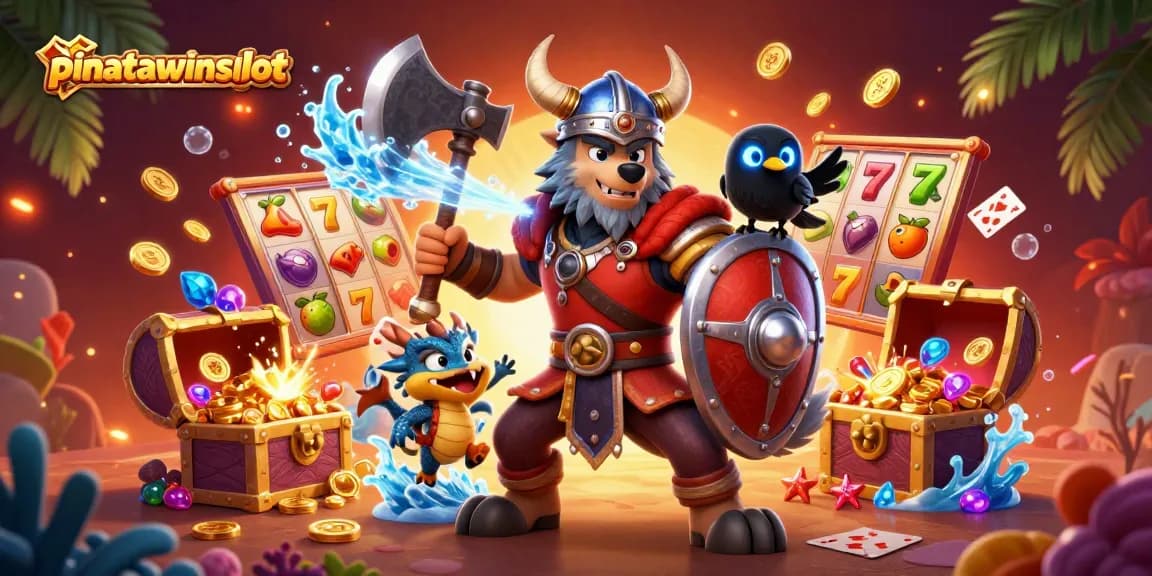 Experience the thrill of pinatawinsslot with vibrant characters and dynamic slot gaming elements.