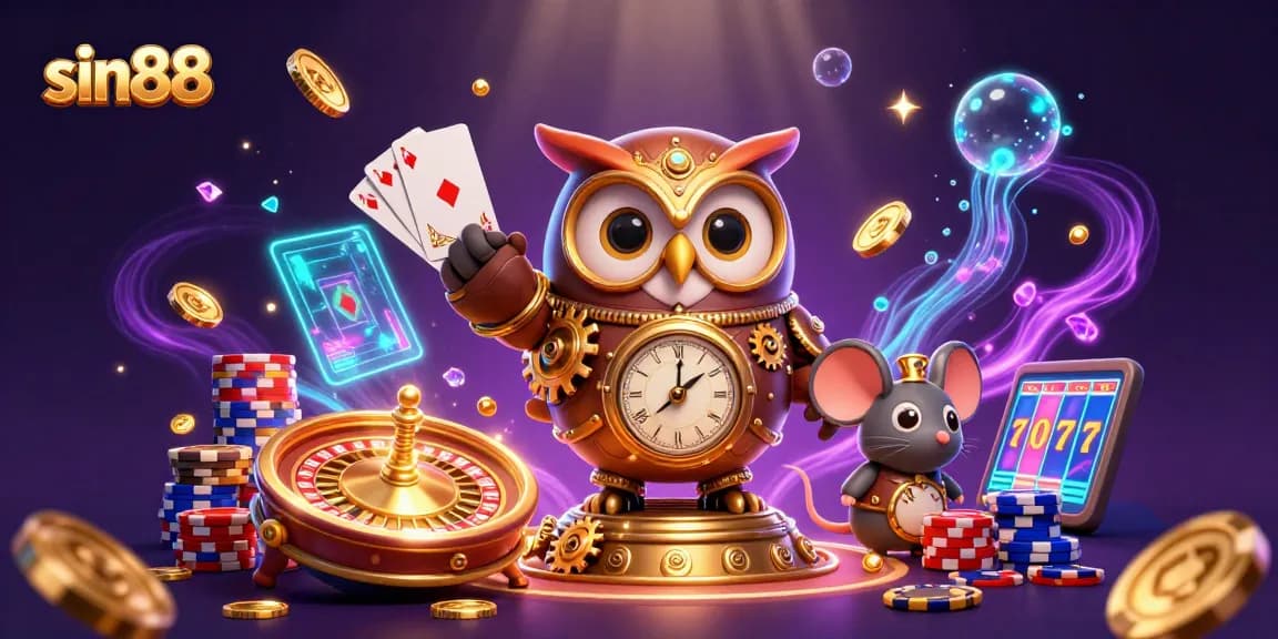 Experience the thrill of sin88 with this vibrant casino scene filled with winning elements.