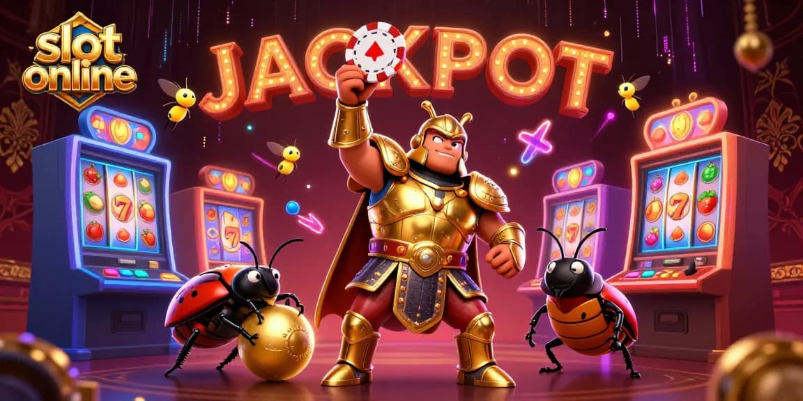 Spin the reels and win big with slot online in a vibrant casino scene filled with jackpots.