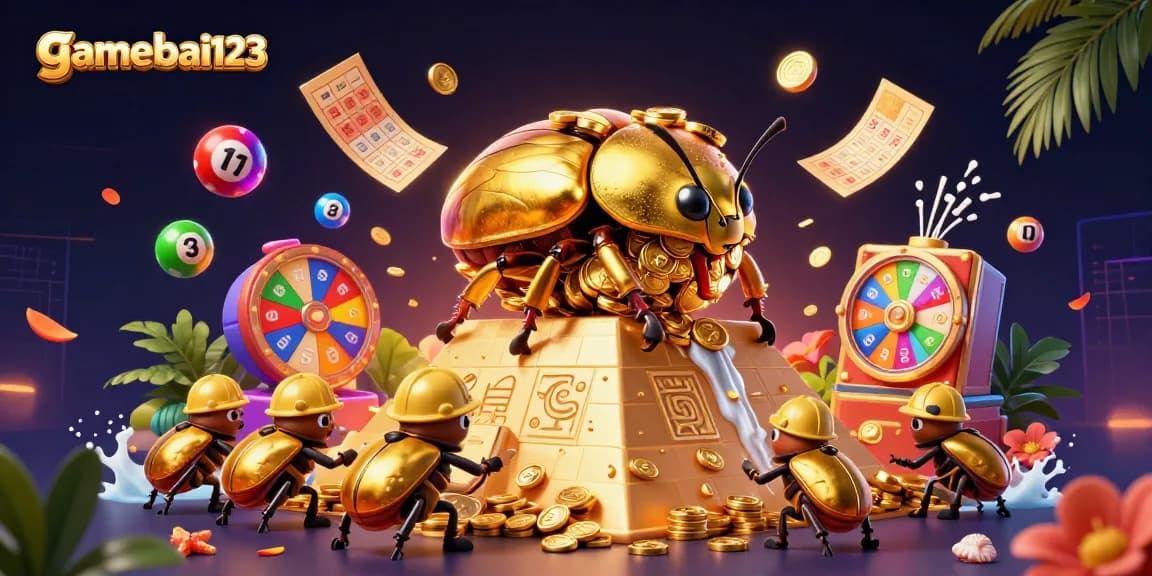 Play exciting games at gamebai123 with golden jackpots and colorful dynamic elements.