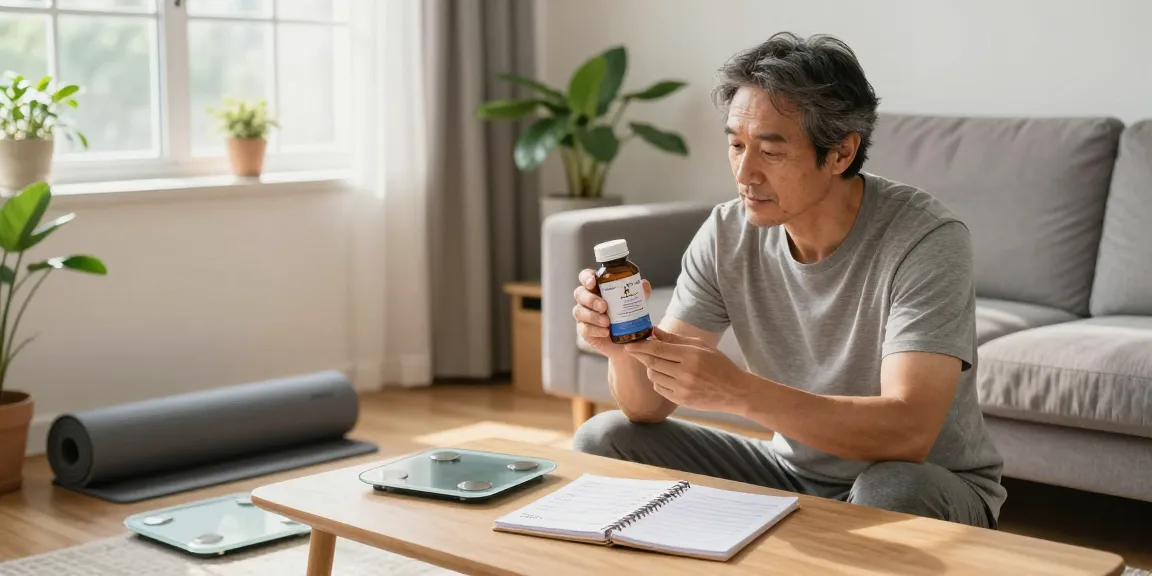 ブラビオンSの口コミ！何センチ大きくなる？効果なしかガチ検証を探求する男性の健康的なリビングルームのシーン