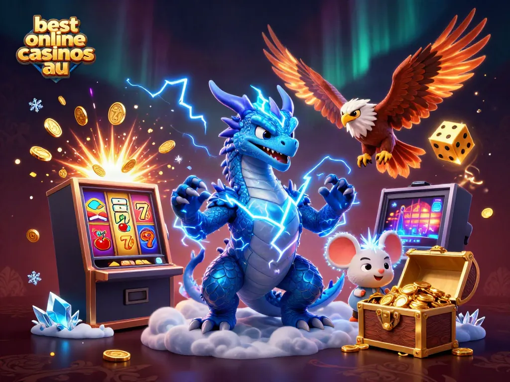 Experience the excitement of the best online casinos AU with dynamic characters and thrilling game elements.
