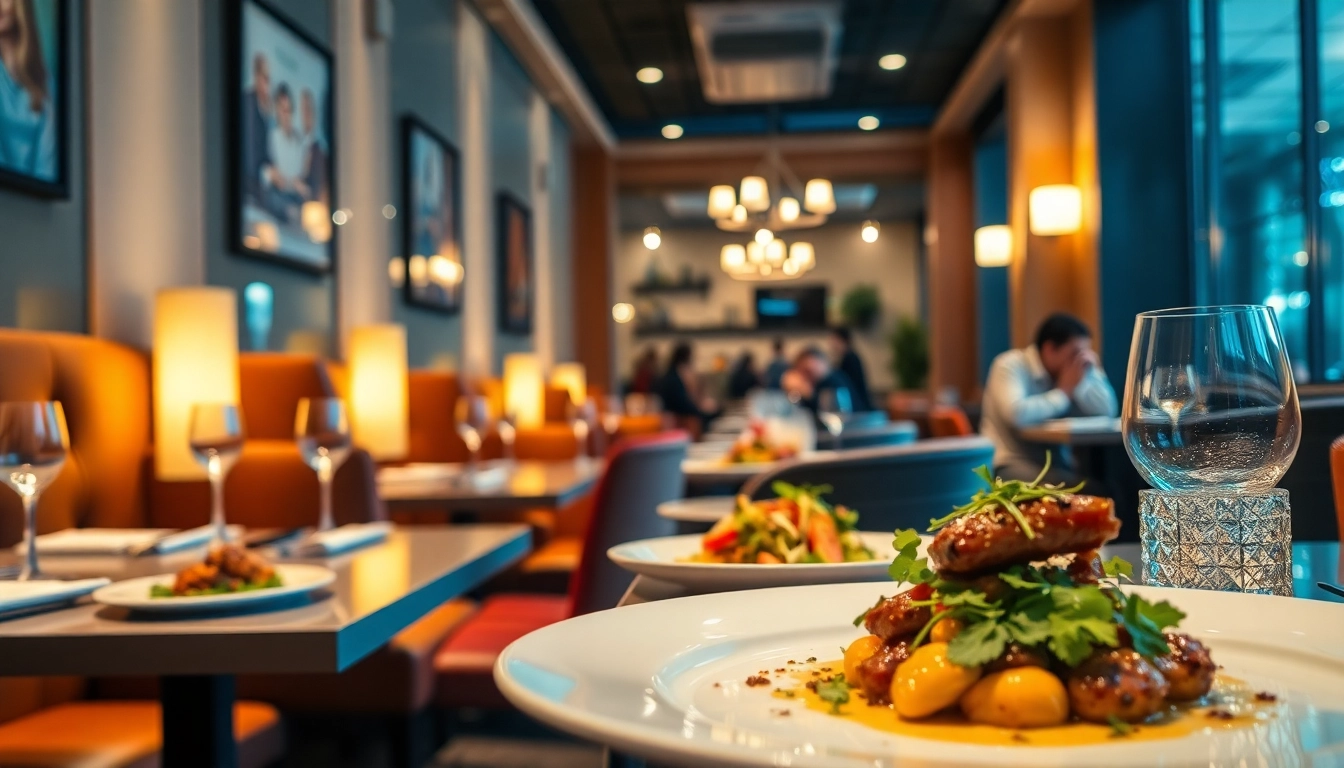 Enhancing dining experience with cozy restaurant slots featuring gourmet dishes and warm ambiance.