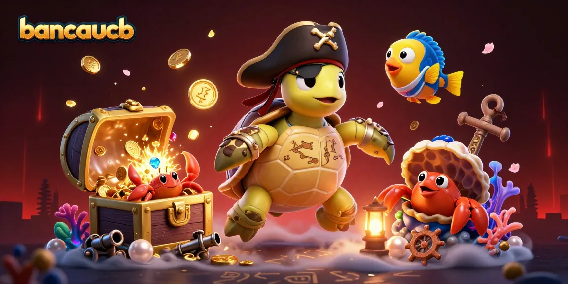 Engage with bancaucb's thrilling experience of hunting treasure in an underwater fishing game.