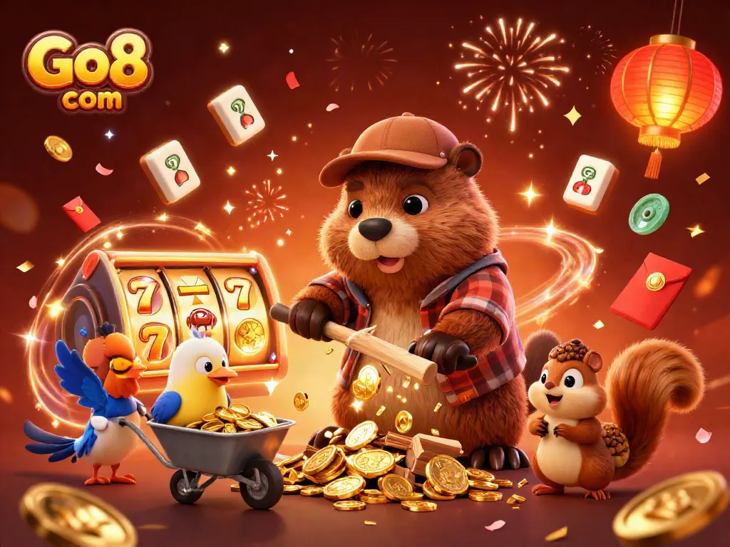 Win big at Go8 com with exciting golden jackpots and fun cartoon characters.